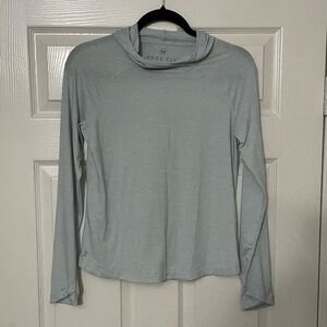 FREE FLY Elevate Hoodie Women's Sweatshirt - Size XS - Gray/Blueish Lightweight